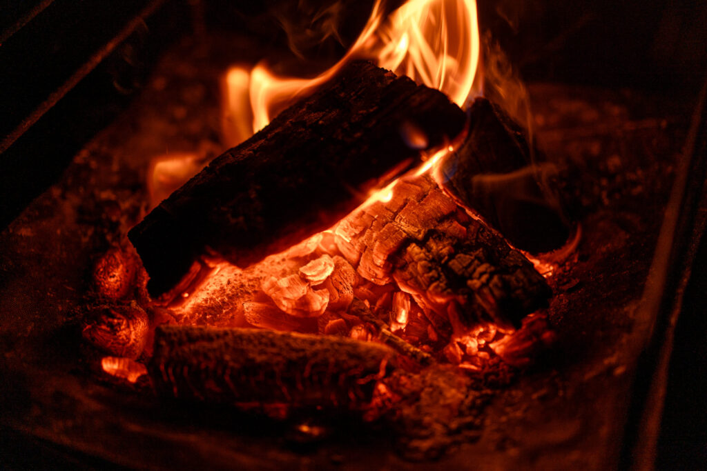 焚き火
